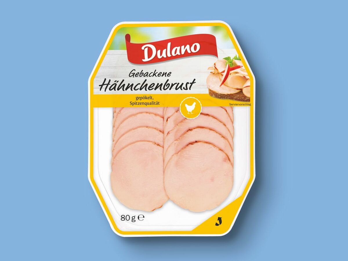 Dulano Gebackene Hähnchenbrust, 80 g von Lidl ansehen!