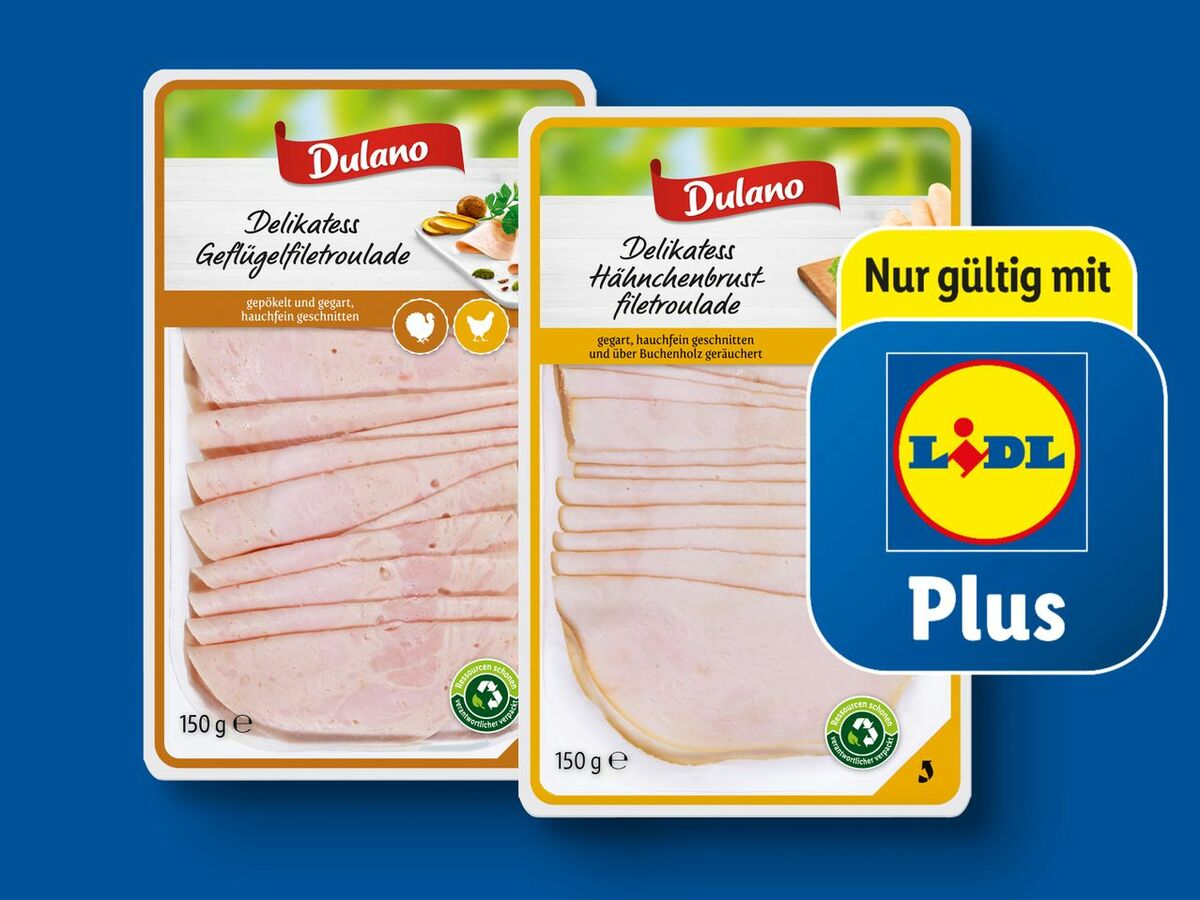 Bild 1 von Dulano Hähnchen-/Geflügelfiletrouladen, 
         150 g