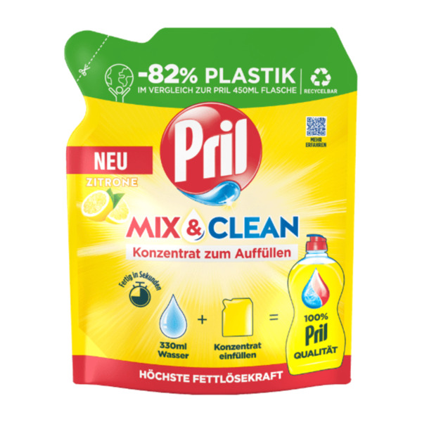 Bild 1 von PRIL Mix & Clean Zitrone 120ml