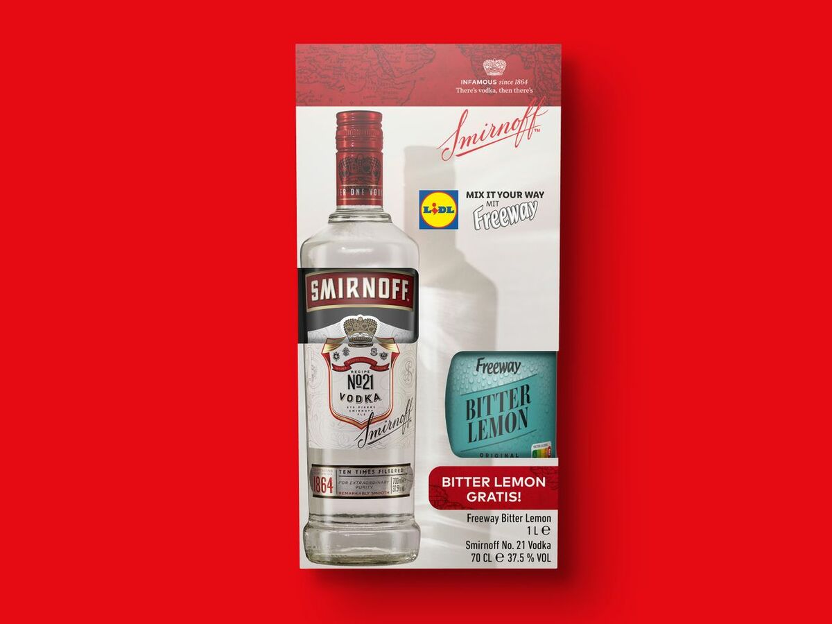 Bild 1 von Smirnoff & Freeway Geschenkset, 
         0,7 l zzgl. -.25 Pfand