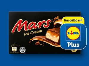 Snickers/Mars/Bounty Eisriegel, 
         5x 50,3/5x 49,5/5x 50,1/5x 44,6 ml