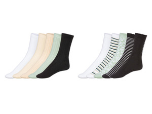 esmara® Damen Socken, 5 Paar, mit Bio-Baumwolle