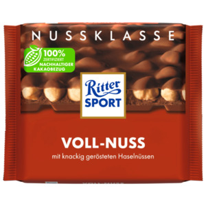 Ritter Sport Schokolade Nuss- oder Kakaoklasse