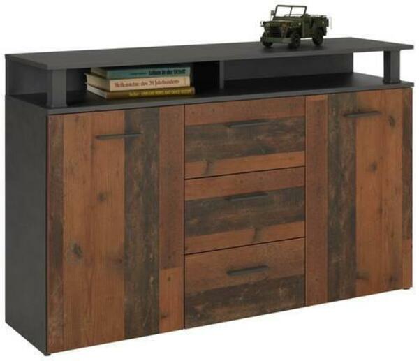 Bild 1 von Sideboard in Anthrazit/Dunkelbraun