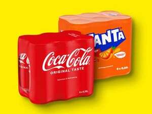 Coca-Cola/Fanta/Sprite/Mezzo Mix, 
         6x 0,33 l zzgl. 1.50 Pfand