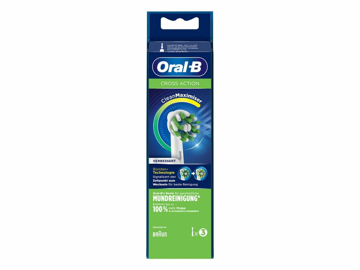 Bild 1 von ORAL-B 3 Oral-B® Cross Action® Aufsteckbürsten, 
         3 Stück