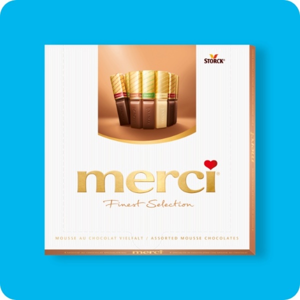 Bild 1 von STORCK® merci®  Finest Selection, Mousse-au-Chocolat-Vielfalt