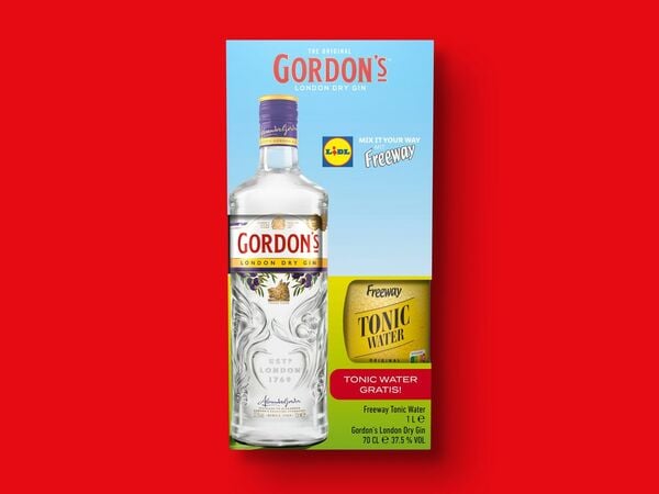 Bild 1 von Gordon’s & Freeway Geschenkset, 
         0,7 l zzgl. -.25 Pfand