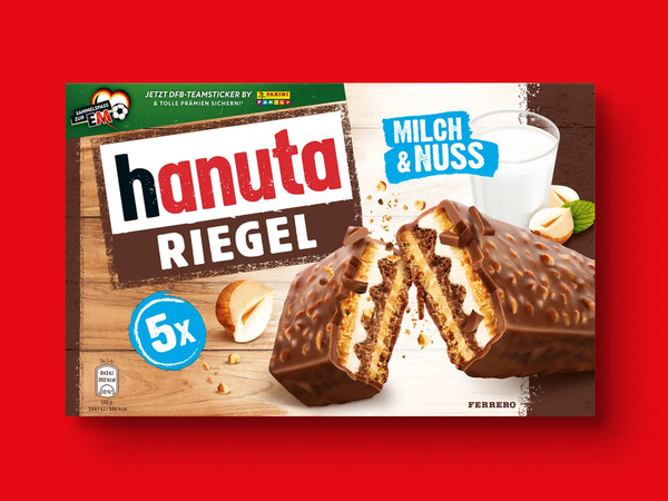 Bild 1 von Hanuta Riegel, 
         172,5 g