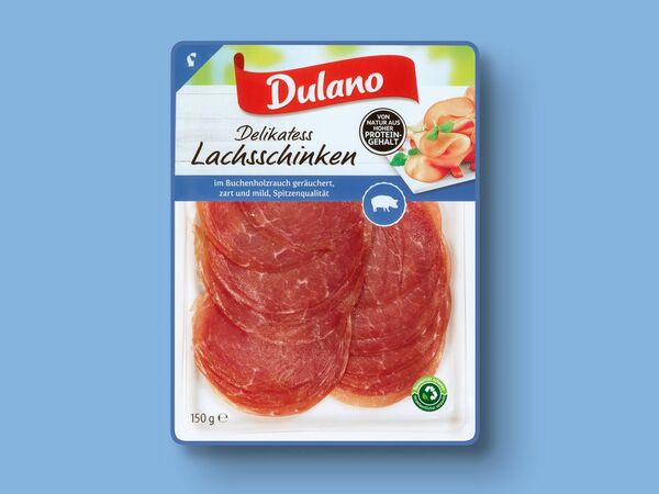 Bild 1 von Dulano Delikatess Lachsschinken, 
         150 g