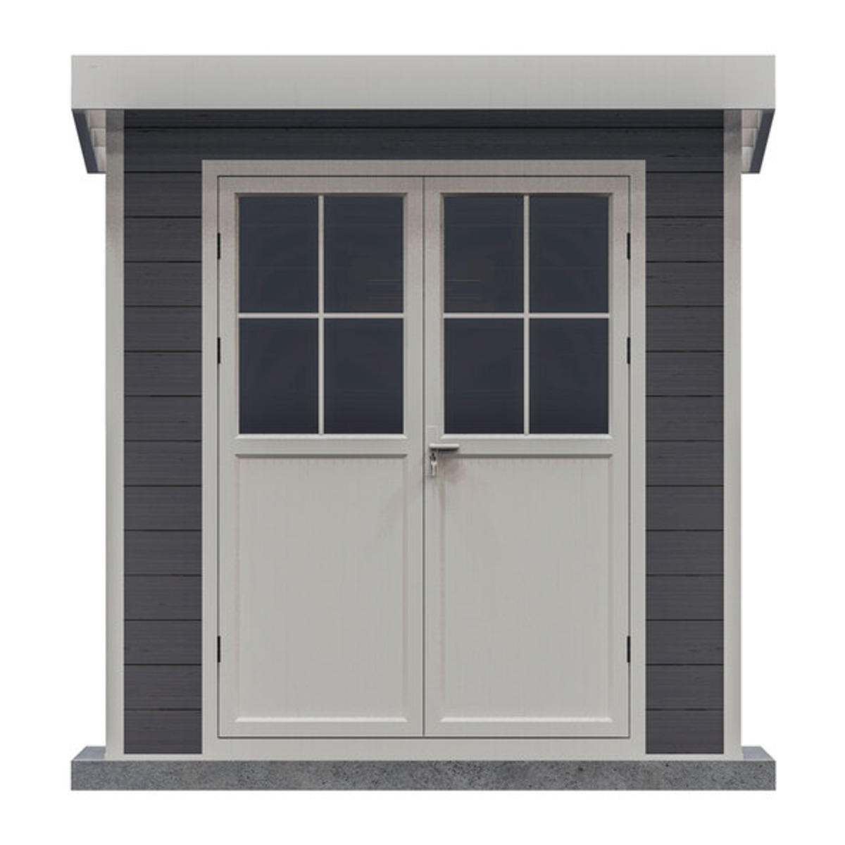 Bild 1 von WPC-Gartenhaus mit Flachdach