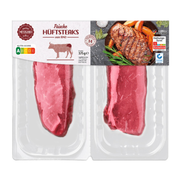 Bild 2 von MEINE METZGEREI Hüftsteaks 375g