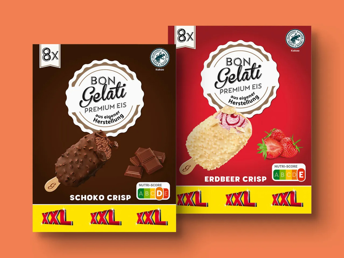 Bild 1 von Bon Gelati Stieleis XXL, 
         8x 120 ml