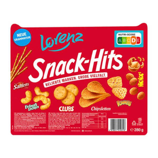 Bild 1 von LORENZ Snack-Hits 280g