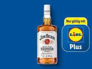 Jim Beam Whiskey, 
         1,5 l