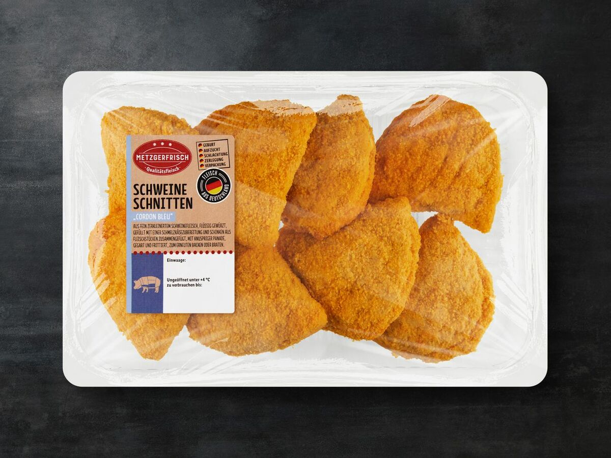 Bild 1 von Metzgerfrisch Schweine Schnitten „Cordon Bleu“, 
         1 kg