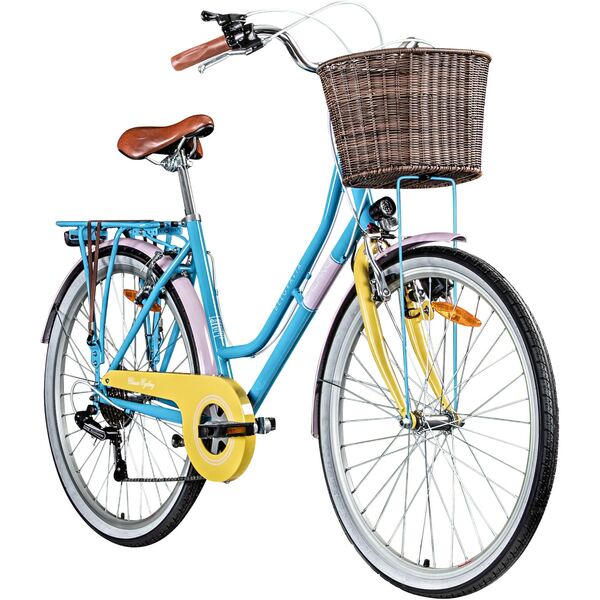 Bild 1 von Galano Belgravia Damenfahrrad mit 6 Gängen 145 - 180 cm Stadtrad 26 Zoll retro Cityrad mit Licht StVZO Fahrrad mit tiefem Einstieg