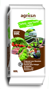 Agrcon Torffreie Gemüse- und Tomatenerde 60 L