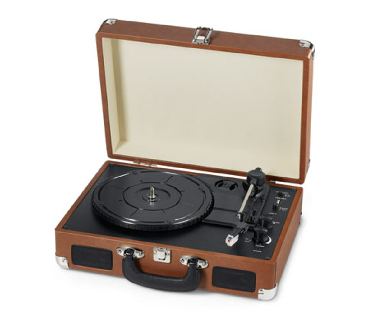 Bild 1 von Tragbarer Retro-Plattenspieler mit Bluetooth®