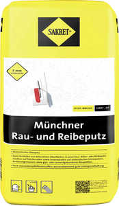 Sakret Münchner Rau- und Reibeputz 10 kg Sack weiß 3,0 mm