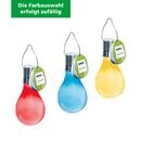 Bild 1 von novooo LED-Solarlampe in Birnenform 11 cm (Farbauswahl erfolgt zufällig)