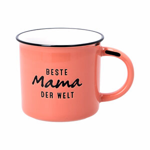 Vintage-Becher "Beste Mama" aus Keramik 400 ml
