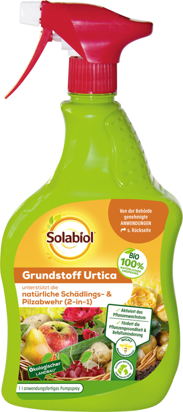 Bild 1 von Solabiol Schädlings- & Pilzabwehr Grundstoff Urtica Spray 1 l