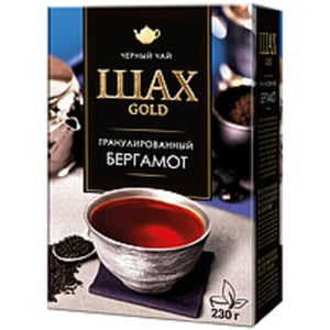 Schwarzer Tee "Shah Gold Bergamot", granuliert, aromatisiert...