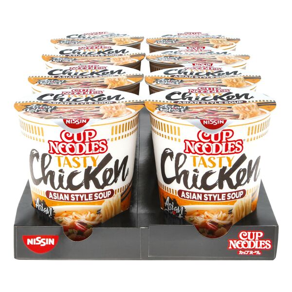 Bild 1 von Nissin Cup Noodles Huhn 63 g, 8er Pack