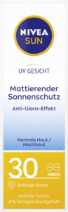 NIVEA SUN mattierender Gesichtsschutz LSF 30