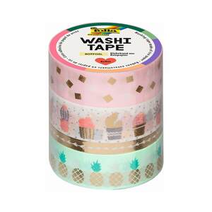 Washi-Tape 4er Set, gold
