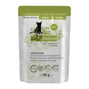 Catz finefood Senior No.05 Lachs & Huhn 16 x 85 g