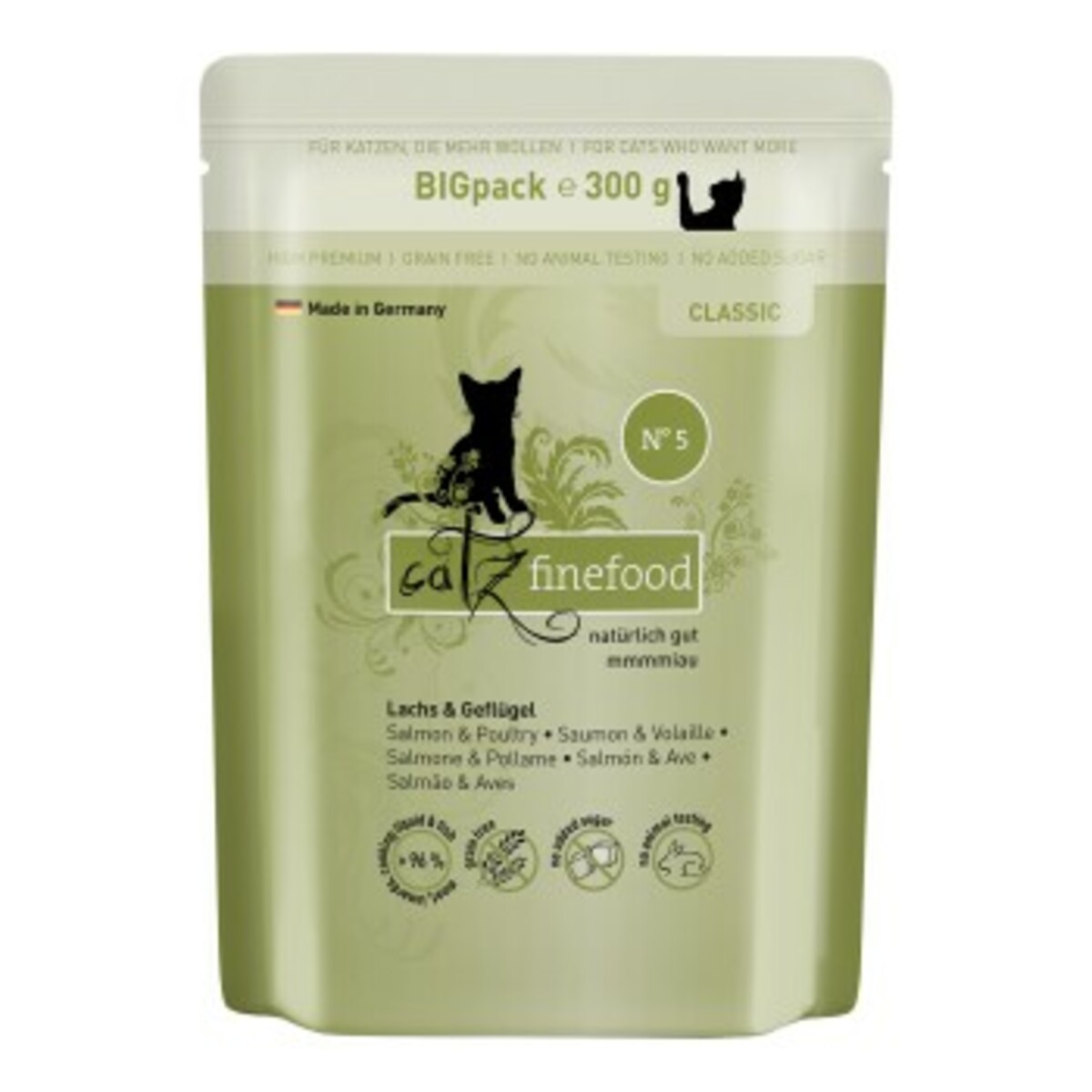 Bild 1 von Catz finefood No.05 Lachs&Geflügel 6 x 300 g