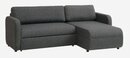 Bild 1 von Schlafsofa m/Chaiselongue JETSMARK grau