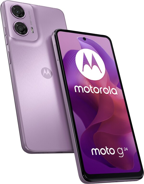 Bild 1 von moto g24 Smartphone pink lavender