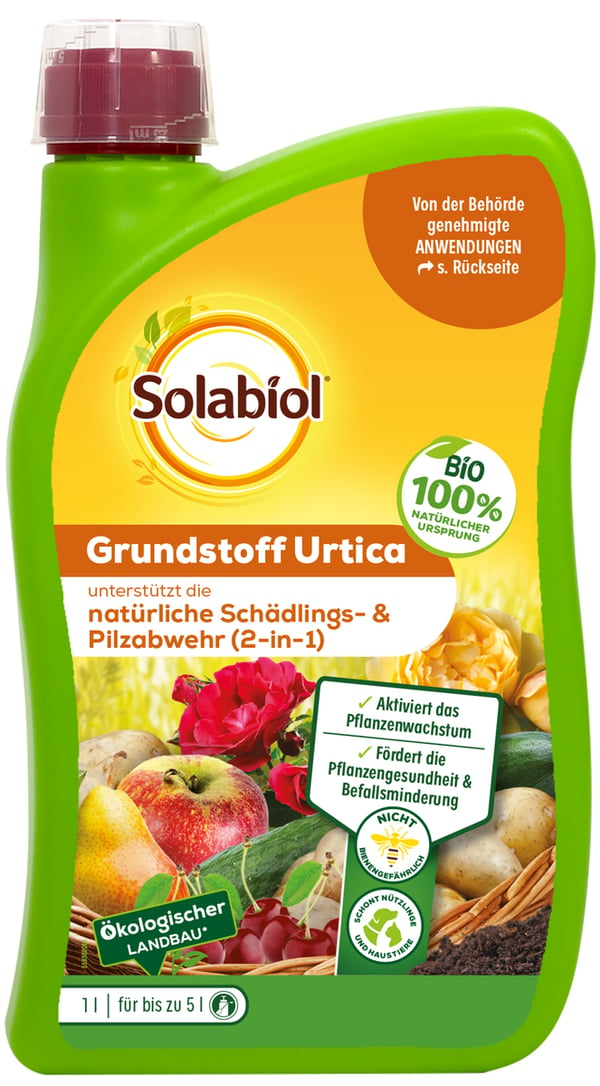 Bild 1 von Solabiol Schädlings- & Pilzabwehr Grundstoff Urtica Konzentrat 1 l