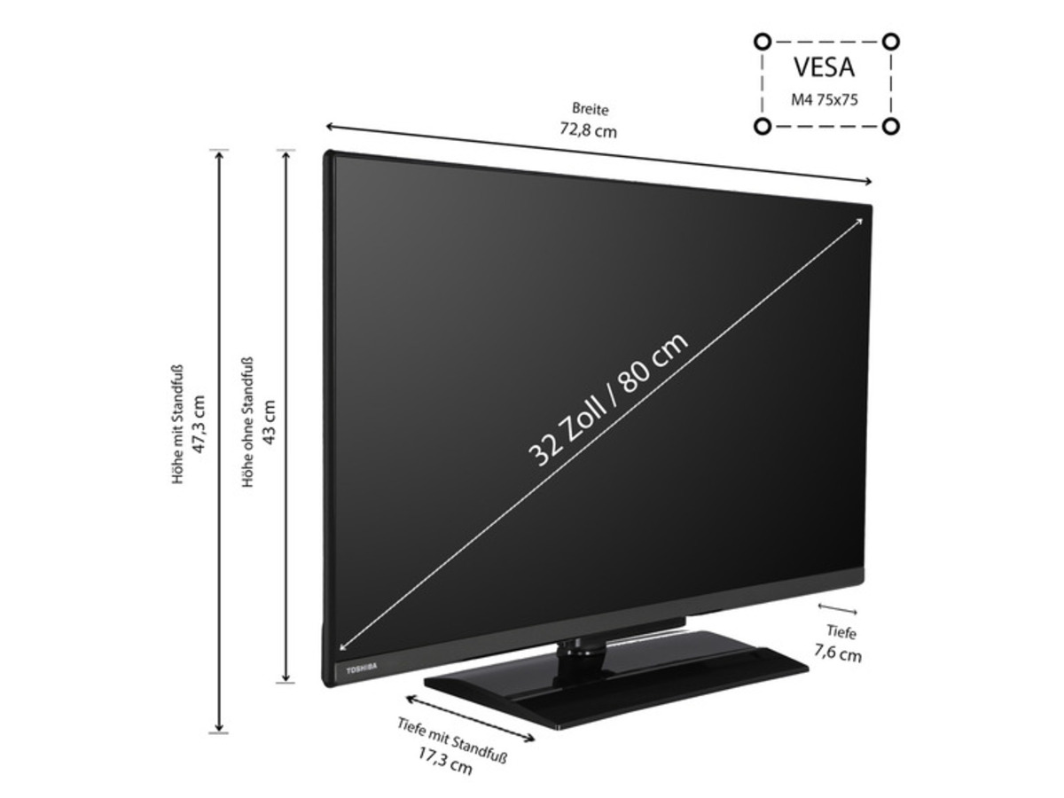 Bild 1 von TOSHIBA Fernseher »LV3E63DAZ« VIDAA Smart TV Full HD