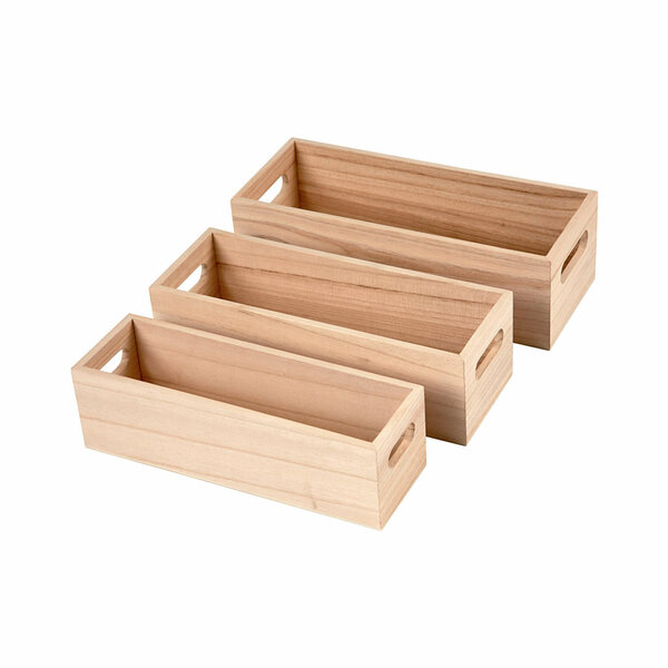Bild 1 von Holzkasten-Set 3-teilig verschiedene Größen
