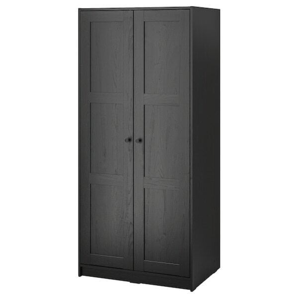 Bild 1 von RAKKESTAD
              
                Schrank mit 2 Türen, schwarzbraun, 79x176 cm