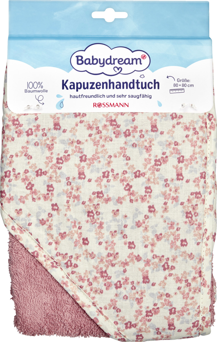 Bild 3 von Babydream BABYDREAM KAPUZENBADETUCH