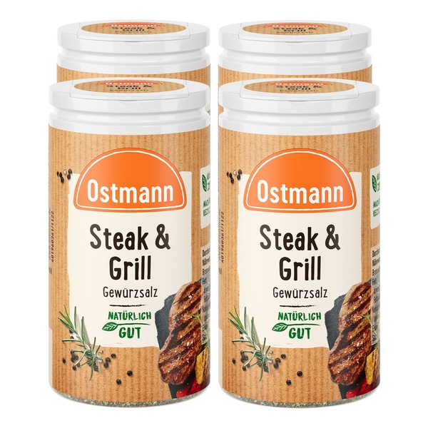 Bild 1 von Ostmann Steak & Grill Gewürzsalz Streuer 60 g, 4er Pack