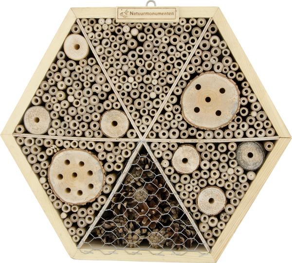 Bild 1 von CJ Wildlife Insektenhaus Hexagon natur 8 x 33,6 x 33,6 cm