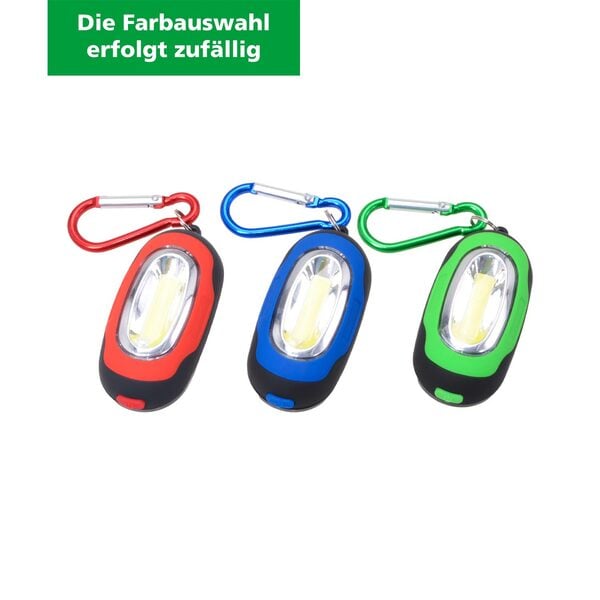 Bild 1 von Kompakt-Licht mit Karabinerhaken (Farbauswahl erfolgt zufällig)