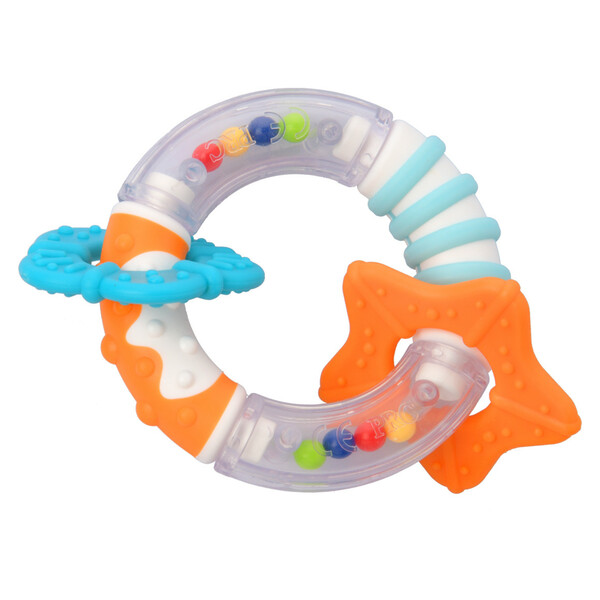 Bild 1 von Simba ABC Touch Ring Rassel ORANGE / TÜRKIS / TRANSPARENT