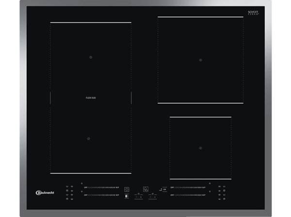 Bild 1 von BAUKNECHT BS 7160C FT Induktionskochfeld (577 mm breit, 4 Kochfelder), Schwarz