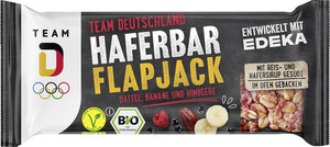 EDEKA Bio Haferbar Flapjack Team Deutschland Dattel, Banane und Himbeere 60G
