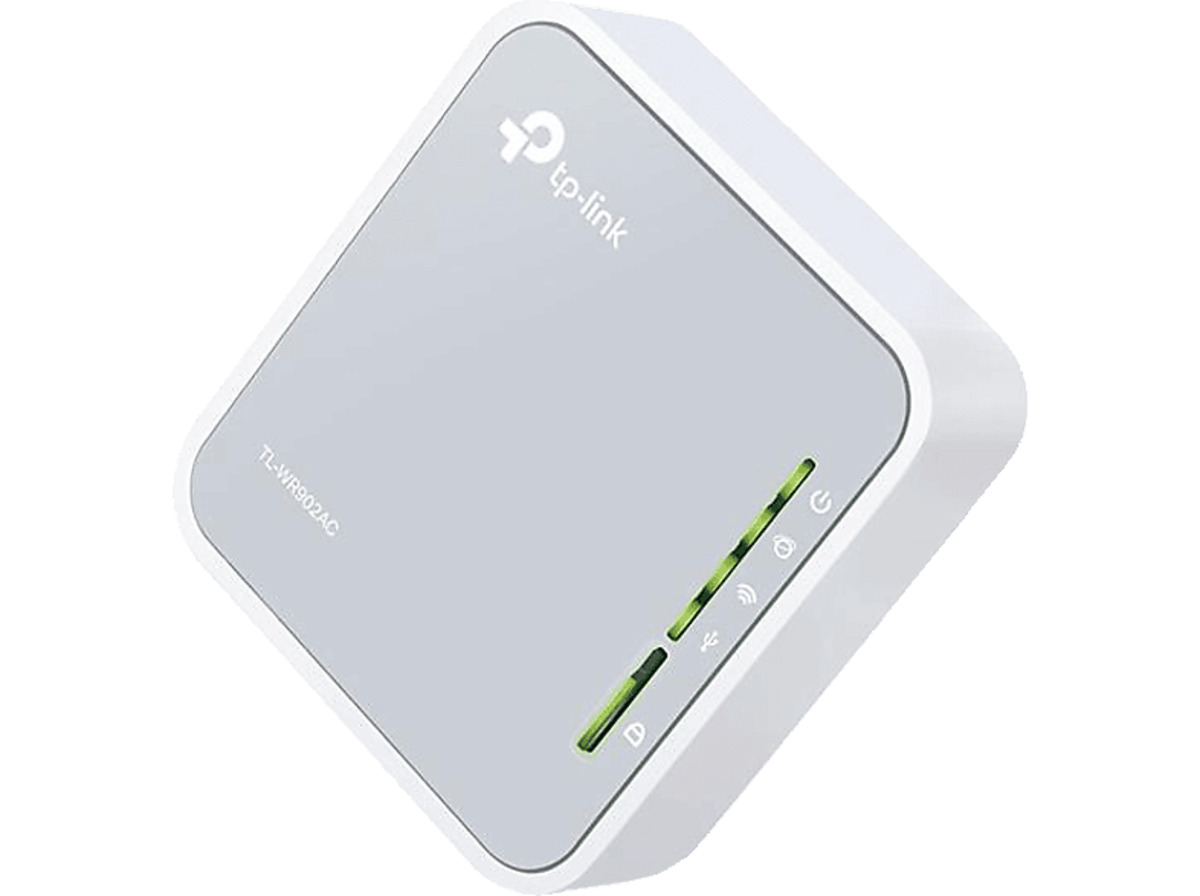 Bild 1 von TP-LINK TL-WR902AC Tragbarer AC750-WLAN Router, Grau