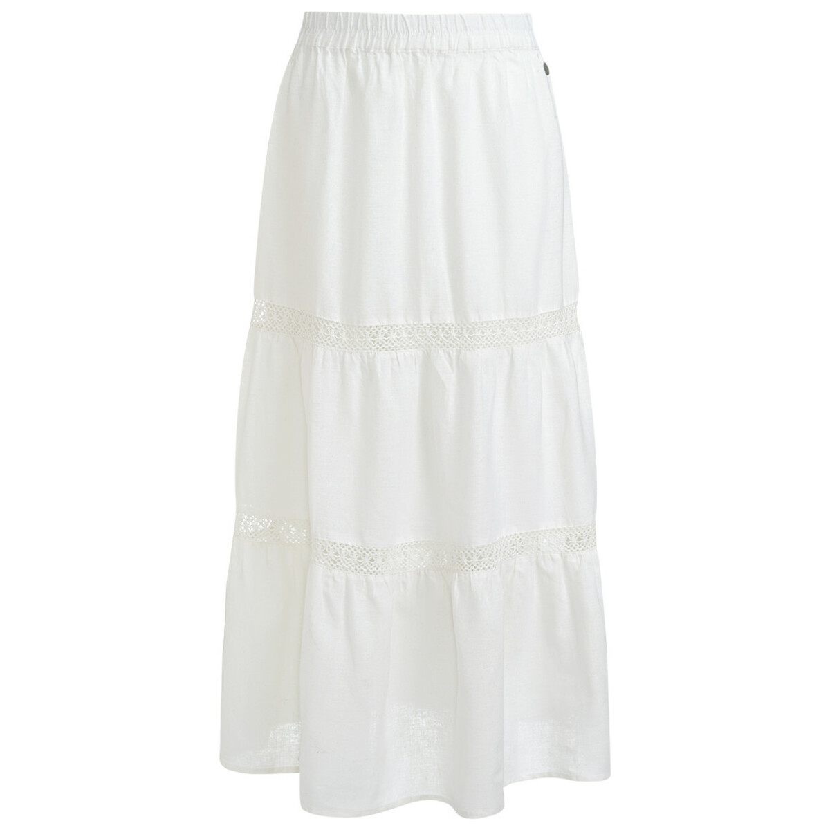 Bild 1 von Damen Rock aus Leinen-Mix WEISS