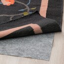 Bild 4 von KLOCKBUSKE  Teppich flach gewebt, dunkelgrau/Blume,