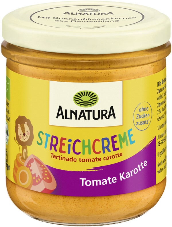 Bild 1 von Alnatura Bio Streichcreme Tomate Karotte 180G